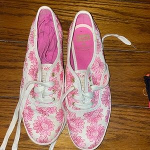Embroidered Pink Keds